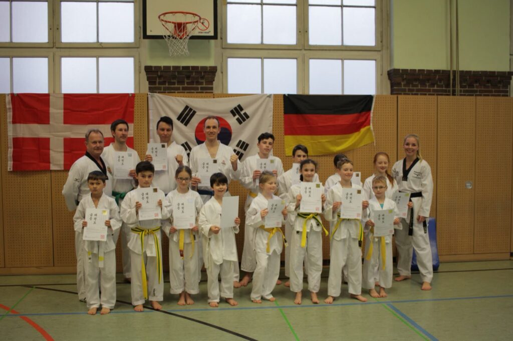 Die Anfänge: Gürtelprüfung im März 2019 – Taekwondo beim TSB Flensburg