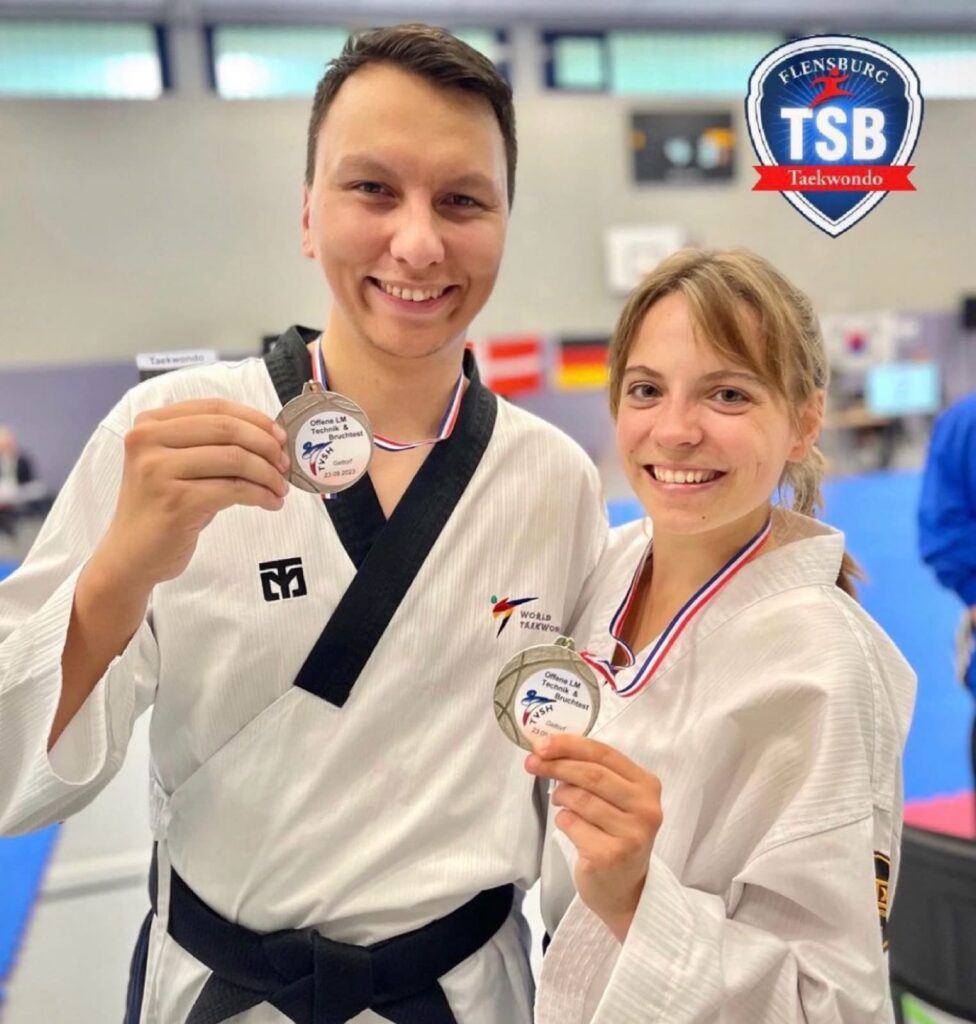 Zweimal Silber: Emanuel und Ulrike bei der Landesmeisterschaft Technik am 23. September 2023 in Gettorf – Taekwondo beim TSB Flensburg