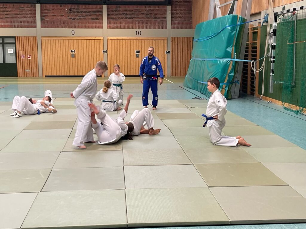Bodenkampf beim Bundesbreitensportlehrgang in Bad Segeberg (Oktober 2023) – Taekwondo beim TSB Flensburg