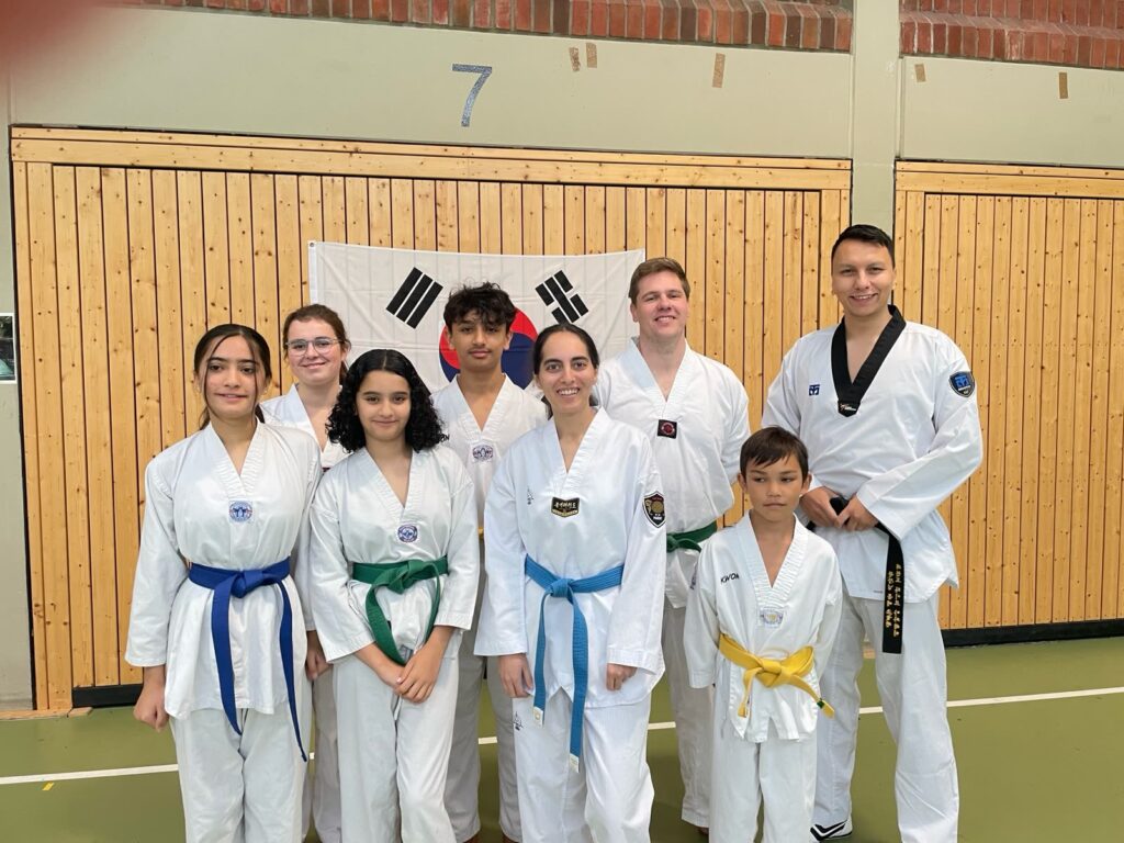 TSB-Taekwondoka beim Bundesbreitensportlehrgang in Bad Segeberg am 7. Oktober 2023