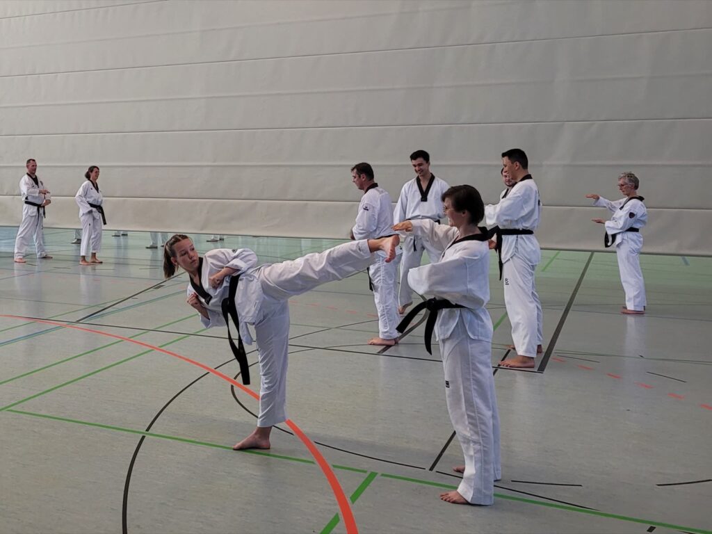 Kicktechniken in der Halle – Taekwondo beim TSB Flensburg