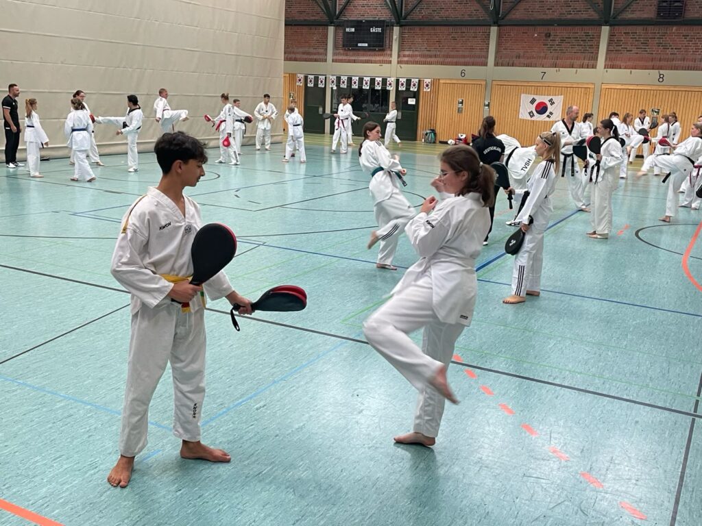 Kicktraining an der Pratze (Oktober 2023) – Taekwondo beim TSB Flensburg